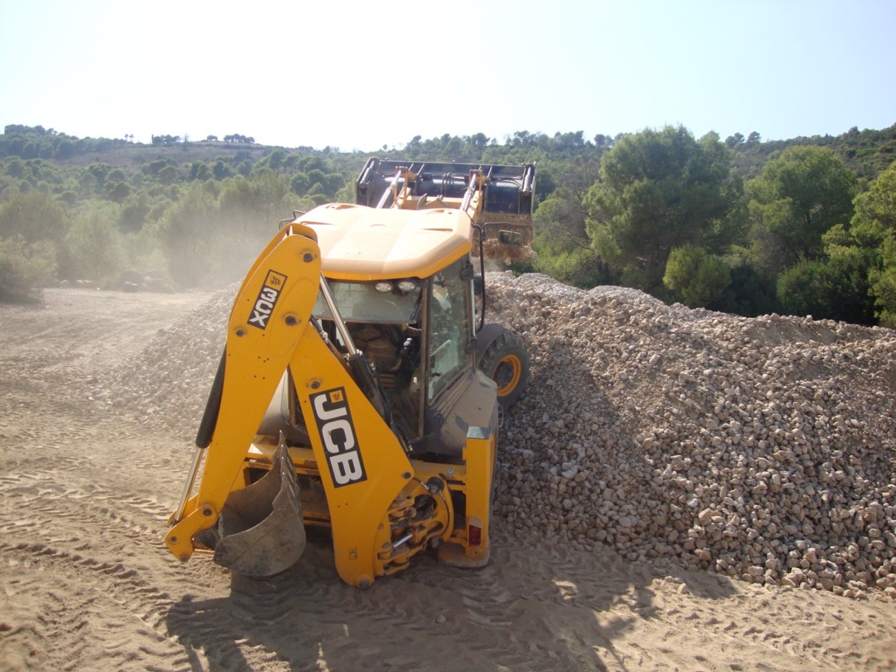 Mine de baryte à ciel ouvert, Sidi Semiane, Tipaza — Sarl Sobar